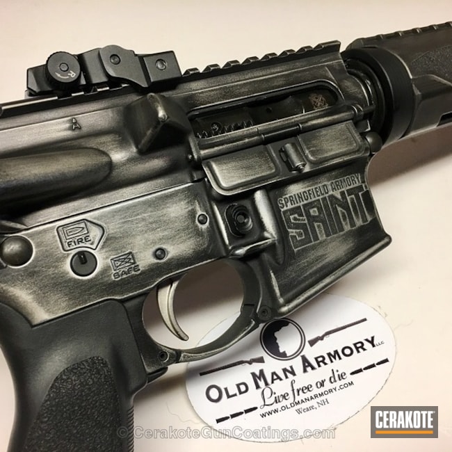 H-170 Titanium with H-146 Graphite Black by WEB USER | Cerakote