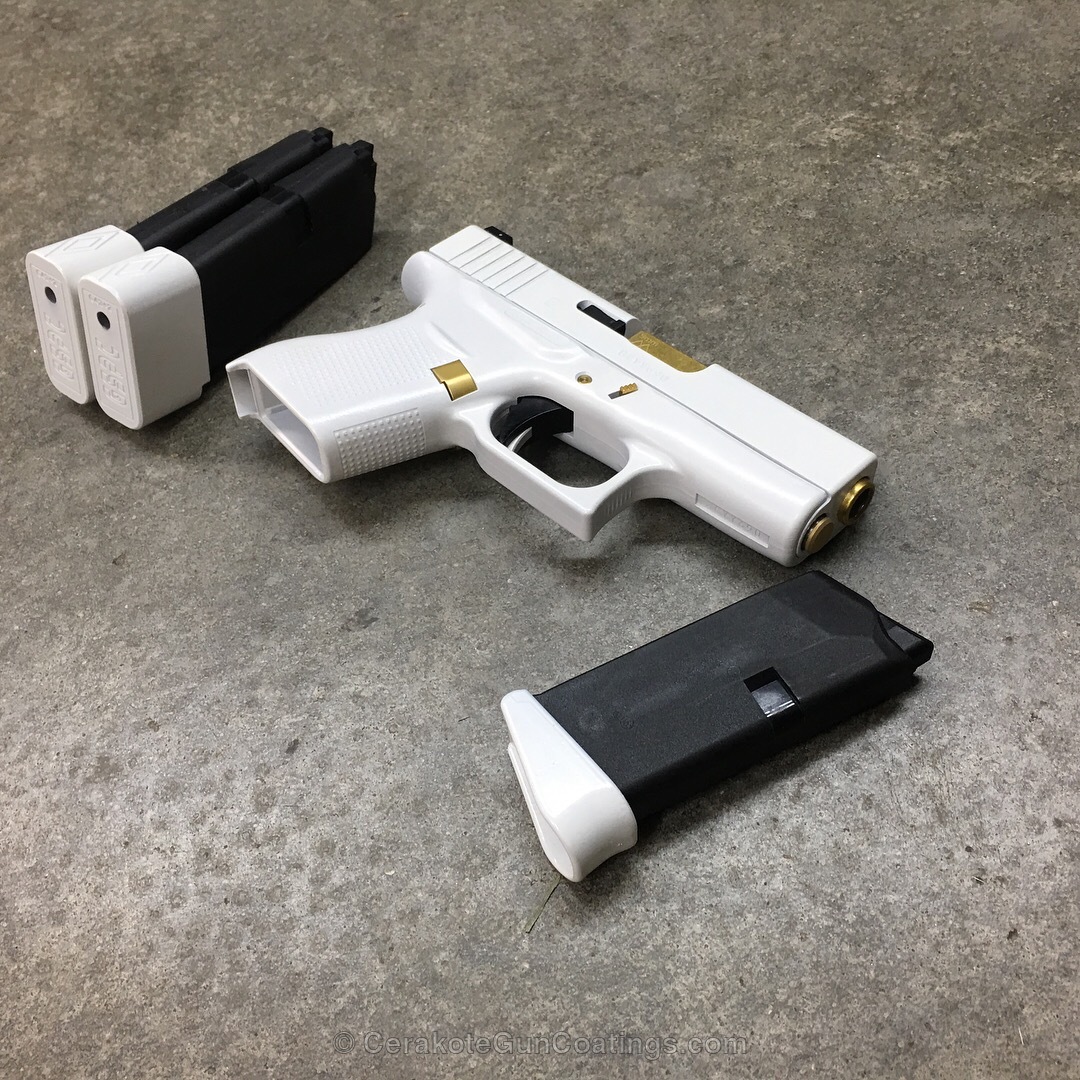 H-122 Gold and H-136 Snow White by WEB USER | Cerakote