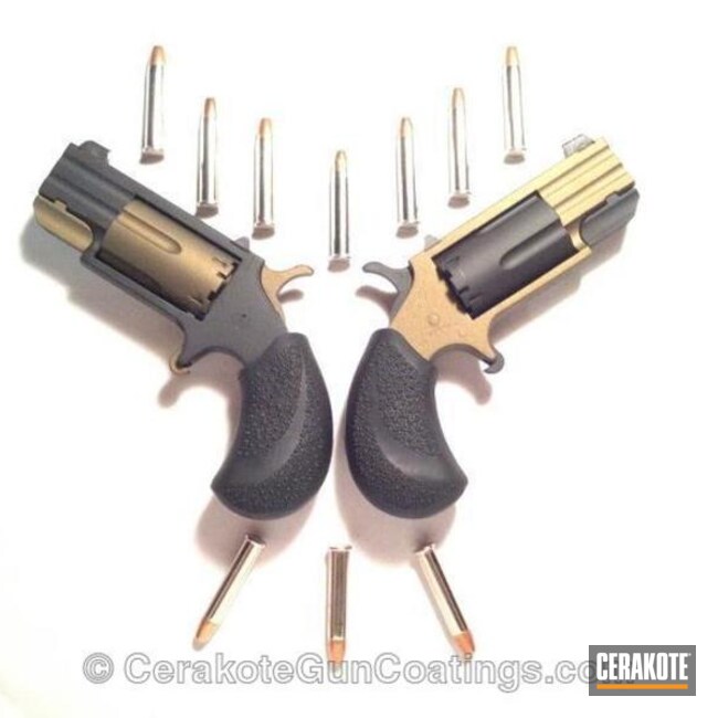 Cerakoted H-190 Armor Black With H-148 Burnt Bronze