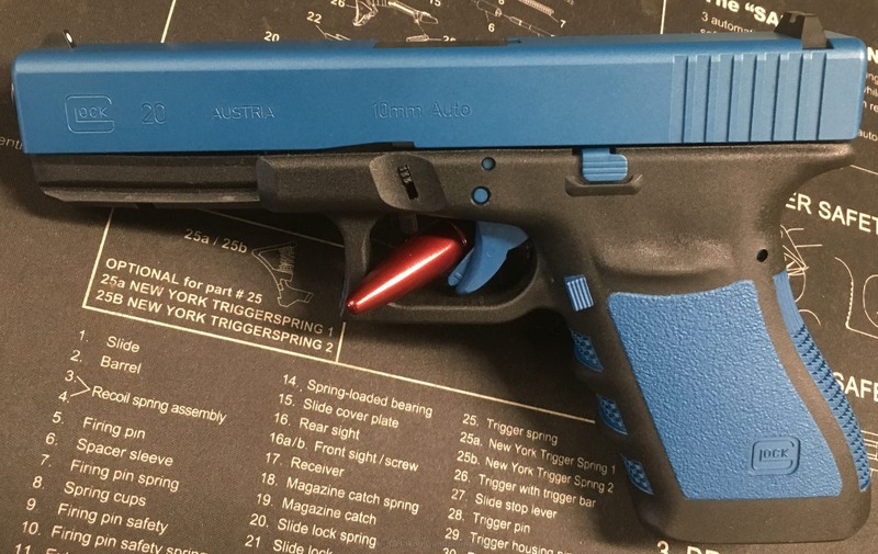 H-185 Blue Titanium and H-169 Sky Blue by WEB USER | Cerakote