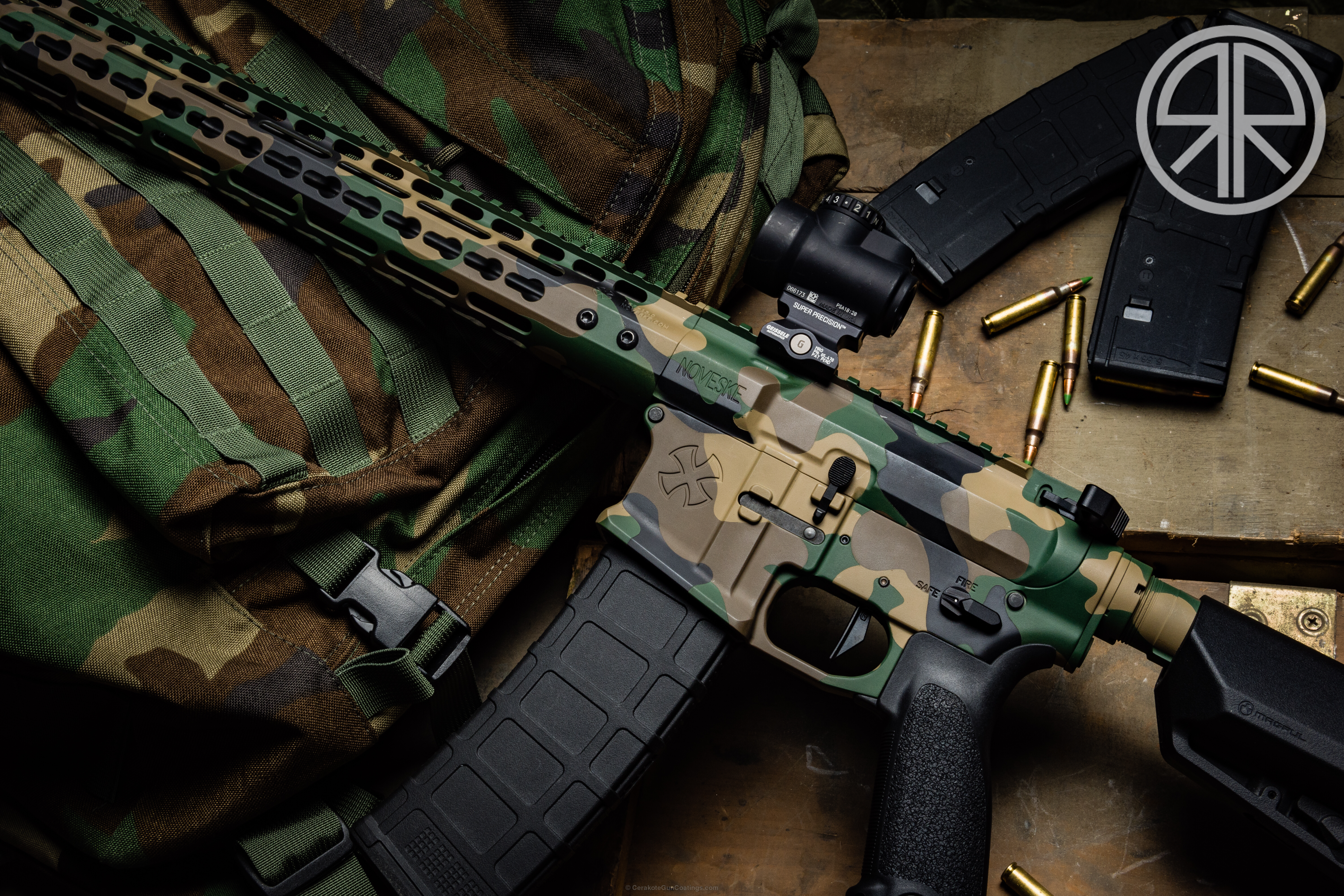 H-200 Highland Green, H-226 Patriot Brown, H-267 MagPul Flat Dark