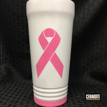 Cerakoted H-141 Prison Pink And H-140 Bright White