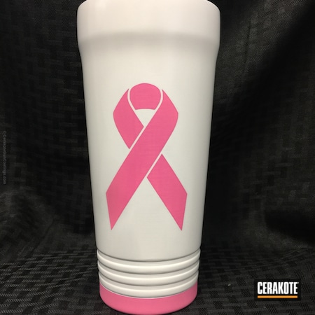 Powder Coating: Bright White H-140,Igloo,Good Cause,Custom Cup,HIGH GLOSS CERAMIC CLEAR MC-156,More Than Guns,Breast Cancer Awareness,Prison Pink H-141