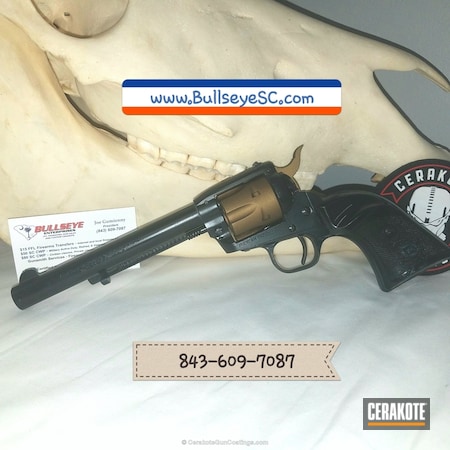 Powder Coating: Revolver,Tanfoglio,Midnight Blue H-238,Burnt Bronze H-148,Single-Action Revolver