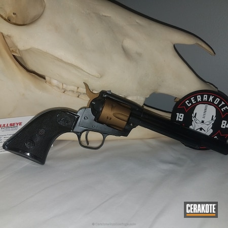 Powder Coating: Revolver,Tanfoglio,Midnight Blue H-238,Burnt Bronze H-148,Single-Action Revolver