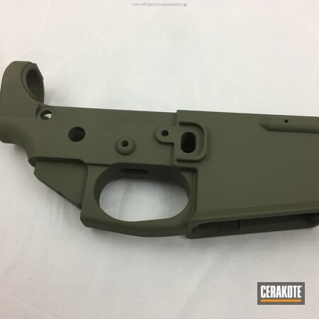 Powder Coating: Sniper Green H-229,Solid Tone,Lower