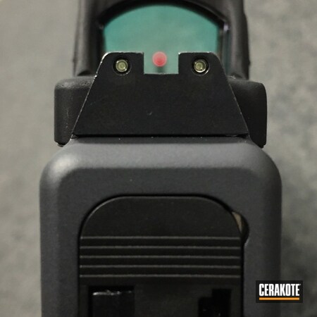 Powder Coating: Glock,Trijicon,CNC Milling,Glock 19,Sniper Grey H-234