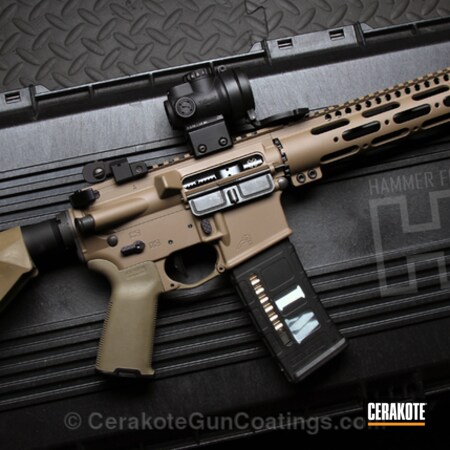 Powder Coating: Graphite Black H-146,Aero Precision,Midwest Industry,Pistol,AR Pistol,Tactical Rifle,AR-15,MAGPUL® FLAT DARK EARTH H-267