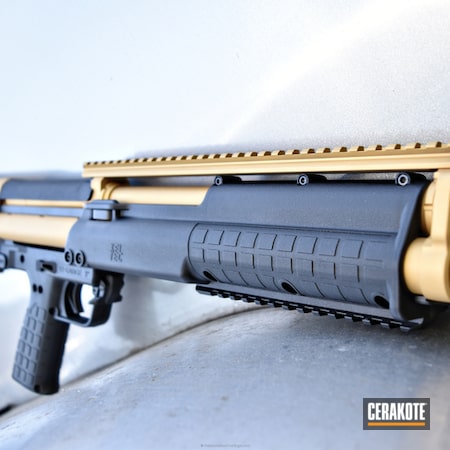Powder Coating: Two Tone,Shotgun,Gold H-122,Tactical Shotgun,Keltec KSG,Kel-Tec