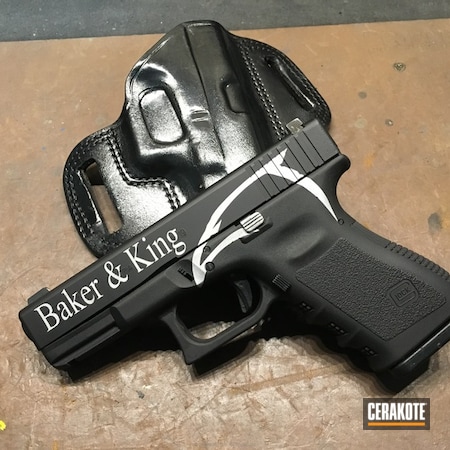 Powder Coating: Glock,Pistol,Armor Black H-190,Glock 19,Titanium H-170