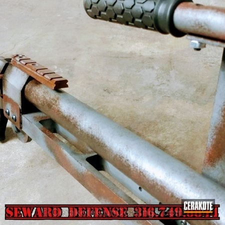 Powder Coating: Crushed Silver H-255,Bolt Action Rifle,Rust