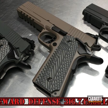 Powder Coating: Mil Spec O.D. Green H-240,Pistols