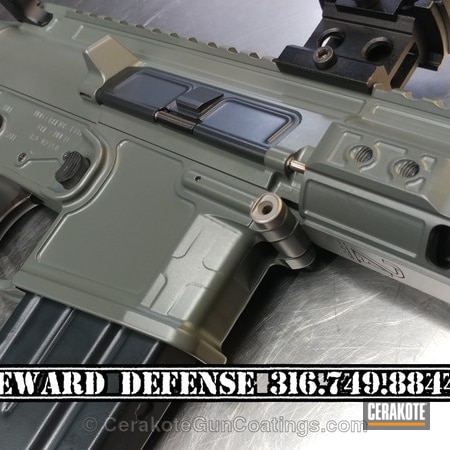 Powder Coating: Two Tone,Crushed Silver H-255,Tactical Rifle