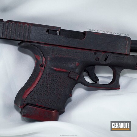 Powder Coating: Crimson H-221,Glock,Distressed,Cobalt H-112,Glock 30