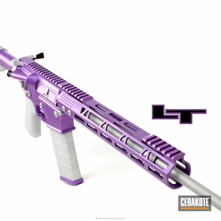Powder Coating: Majesty,GunCandy,Two Tone,Wild Purple H-197,Crushed Silver H-255,Tactical Rifle,AR-15