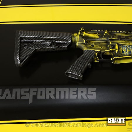 Powder Coating: Laser Engrave,Hydrographics,5.56,Corvette Yellow H-144,MagPul,Camaro,AR-15,SWTMFG,Transformer,Graphite Black H-146,NRA Blue H-171,Tactical Rifle,BCM,Bumblebee