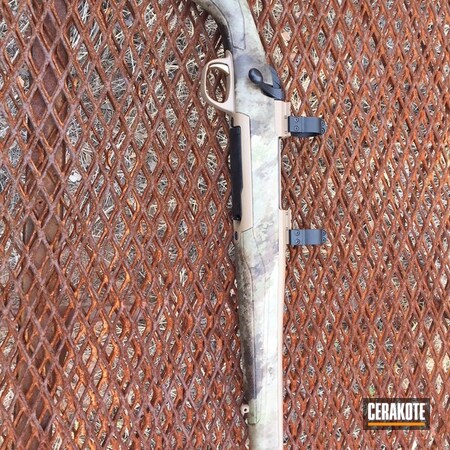 Powder Coating: Hunting Rifle,Rifle,Bolt Action Rifle,Coyote Tan H-235,Browning