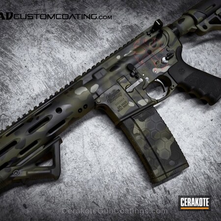 Powder Coating: Graphite Black H-146,Windham Weaponry,MAGPUL® FOLIAGE GREEN H-231,MultiCam,Steel Grey H-139,Camo,Sniper Grey H-234,Tactical Rifle,AR-15,MAD Land Camo