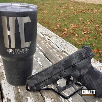 Cerakoted H-146 Graphite Black And H-227 Tactical Grey