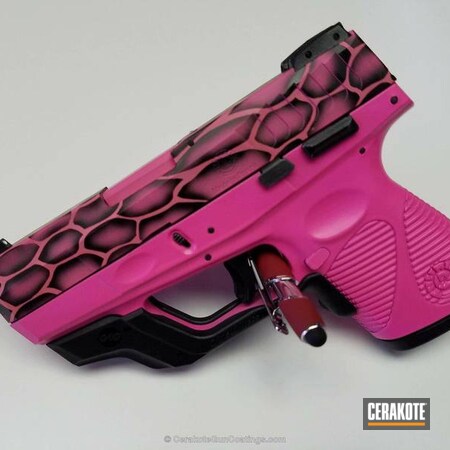 Powder Coating: Graphite Black H-146,Pistol,Taurus,Prison Pink H-141,Kryptek