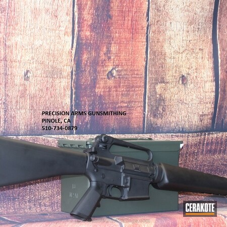 Powder Coating: Armor Black H-190,Retro,Tactical Rifle,AR-15