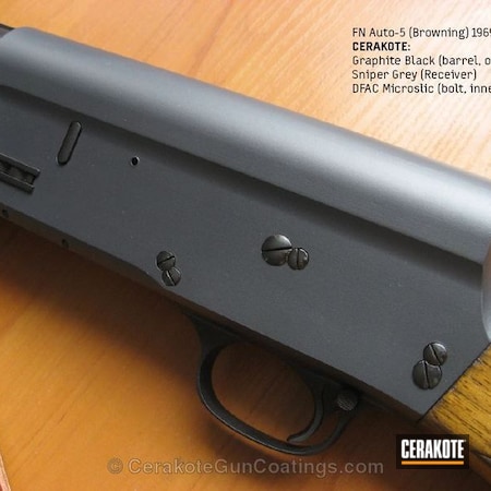 Powder Coating: Graphite Black H-146,Shotgun,Sniper Grey H-234,Semi-Auto,Browning