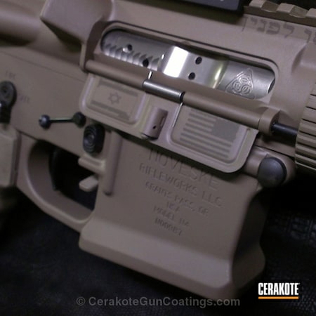Powder Coating: Noveske,Tactical Rifle,Patriot Brown H-226,MAGPUL® FLAT DARK EARTH H-267