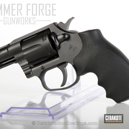 Powder Coating: Graphite Black H-146,Colt Cobra,Revolver,38 Special,Colt,.38 S&W Special