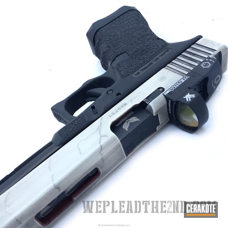 Powder Coating: Bright White H-140,Glock,Distressed,Bone,DESERT SAND H-199,Pistol