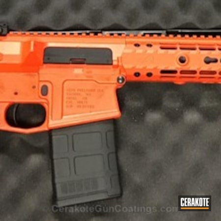 Powder Coating: Hunter Orange H-128,Safety Orange H-243,Aero Precision,Palmer Ordnance,Tactical Rifle,AR-10