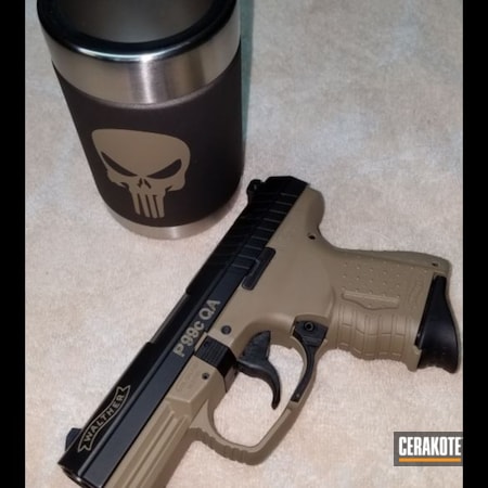 Powder Coating: Graphite Black H-146,Two Tone,Walther P99c QA,Pistol,Walther,Punisher,Burnt Bronze H-148,Coyote Tan H-235