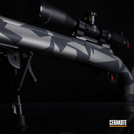 Powder Coating: Sniper Grey H-234,SAVAGE® STAINLESS H-150,Bolt Action Rifle,Splinter Camo,Savage