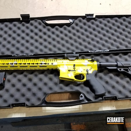 Powder Coating: Crushed Silver H-255,Electric Yellow H-166,Tactical Rifle,Butterfly