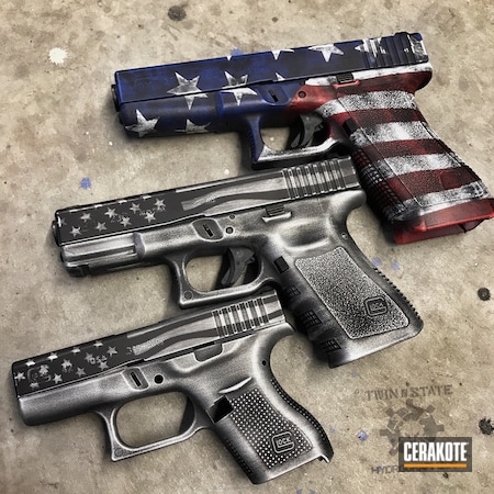 Powder Coating: Bright White H-140,Satin Aluminum H-151,America,FIREHOUSE RED H-216,Police,Graphite Black H-146,Glock,NRA Blue H-171,Thin Blue Line,Subdued,American Flag,Battleworn,Stars and Stripes