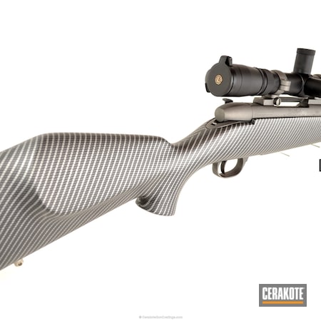 Powder Coating: Weatherby,Tungsten H-237,Bolt Action Rifle,Carbon Fiber