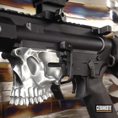 Powder Coating: Hidden White H-242,Graphite Black H-146,Spike's Tactical The Jack,AR Pistol,Spikes Jack Lower,America,Spikes,Jack,Freedom,Spikes Receiver,Boomstick