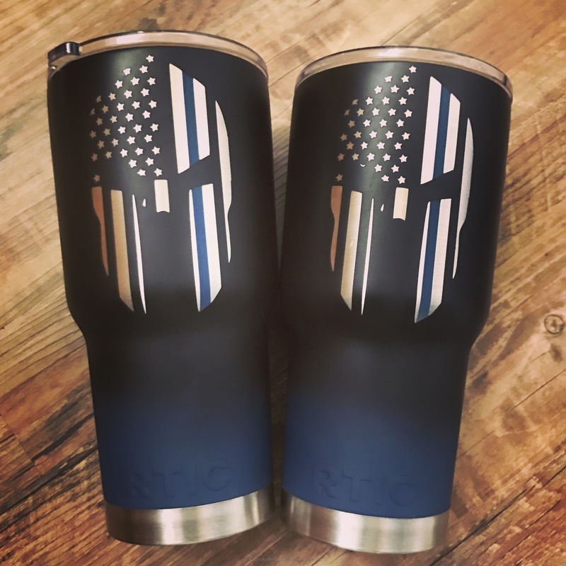 blue line yeti cup