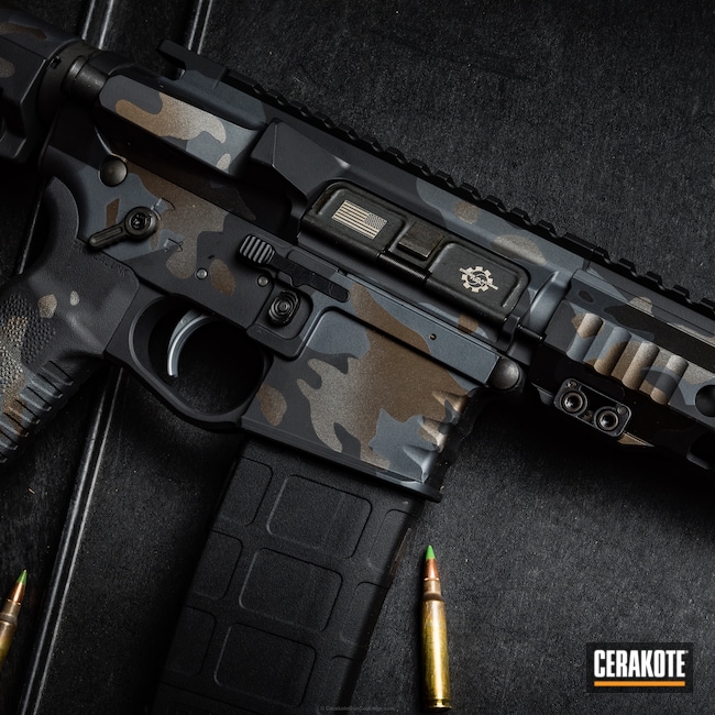 Cerakoted: MultiCam Midnight,AR Pistol,Graphite Black H-146,Tungsten H-237,Tactical Rifle,Midnight Bronze H-294,MultiCam Black,Custom Camo,AR-15
