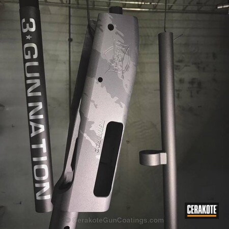 Powder Coating: Graphite Black H-146,Shotgun,Gun Metal Grey H-219,Gun Parts,Titanium H-170