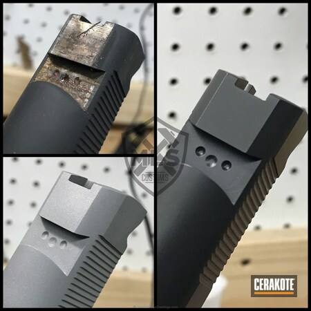 Powder Coating: Graphite Black H-146,Two Tone,1911,Handguns,Pistol,MAGPUL® O.D. GREEN H-232