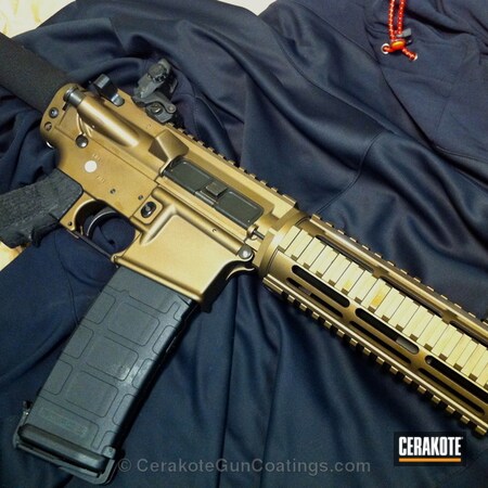 Powder Coating: CMMG Inc,Tactical Rifle,Burnt Bronze H-148