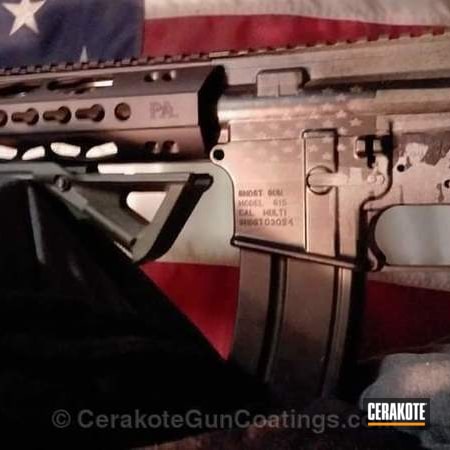 Powder Coating: Bright White H-140,Graphite Black H-146,American Theme "EST. 1776",Tactical Rifle,Burnt Bronze H-148