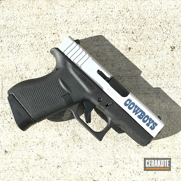 Cerakoted H-127 Kel-tec Navy Blue And H-255 Crushed Silver
