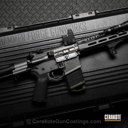 Powder Coating: Cerakote Elite Series,Knight's Armament,Smoke E-120,Elite Tungsten,AR Pistol,Custom Mix,Tactical Rifle,AR-15,BCM