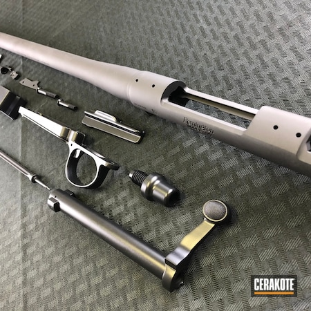 Powder Coating: Armor Black H-190,Remington,Gun Parts