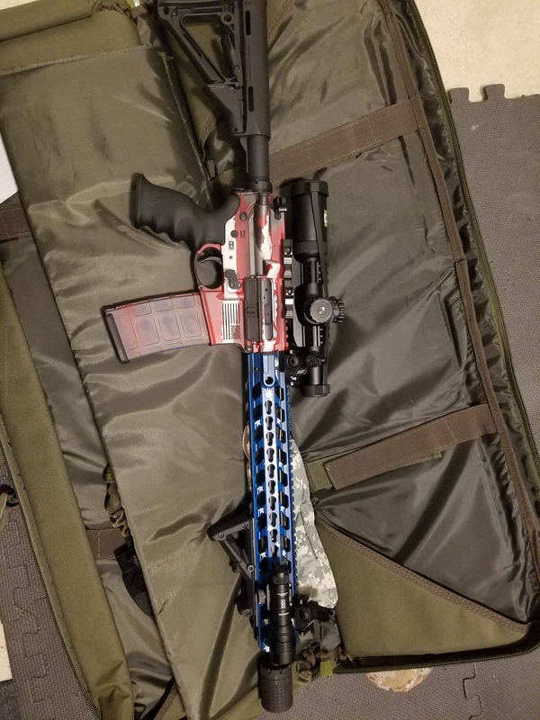 H221 Color H-221 Crimson, H-169 Sky Blue and H-242 Hidden White by WEB USER | Cerakote