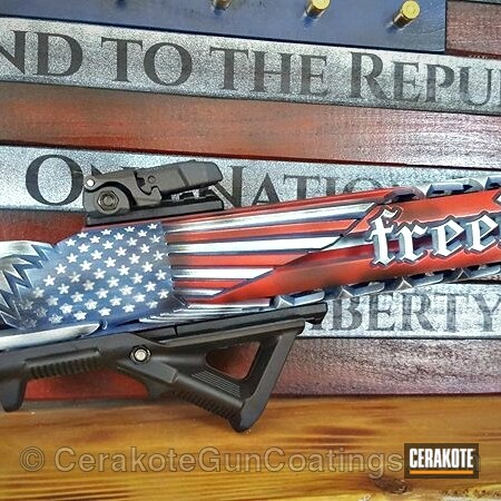 Powder Coating: Hidden White H-242,Freedom,Merica,FIREHOUSE RED H-216,AR-15,Stars and Bars,Graphite Black H-146,Distressed,NRA Blue H-171,Unique-Ars,Palmetto State Armory,American Flag,Stars and Stripes,Distressed American Flag