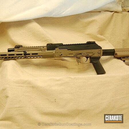 Powder Coating: Two Tone,DESERT SAND H-199,Midnight Blue H-238,Tactical Rifle