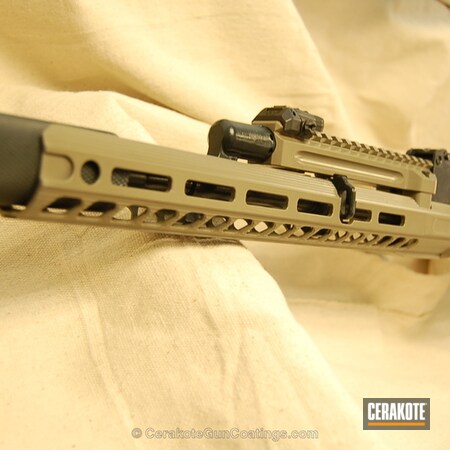 Powder Coating: Two Tone,DESERT SAND H-199,Midnight Blue H-238,Tactical Rifle