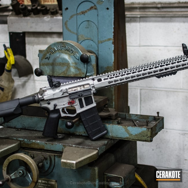 Cerakoted: Satin Mag H-147,Tactical Rifle,AR-15